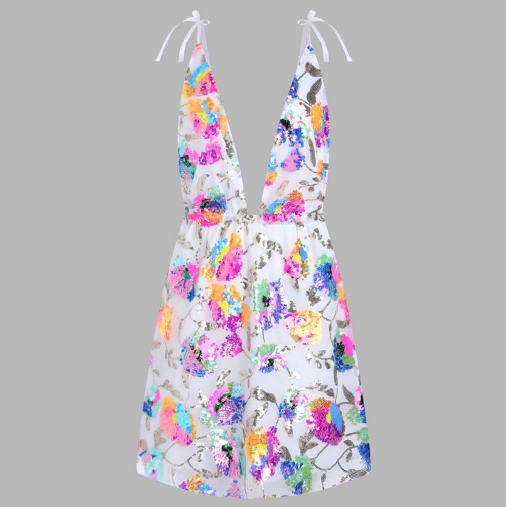 Colorful Sequin Dress